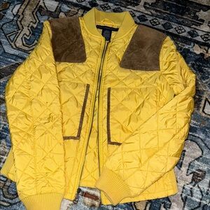 Ralph Lauren Sport Yellow Quilted Jacket